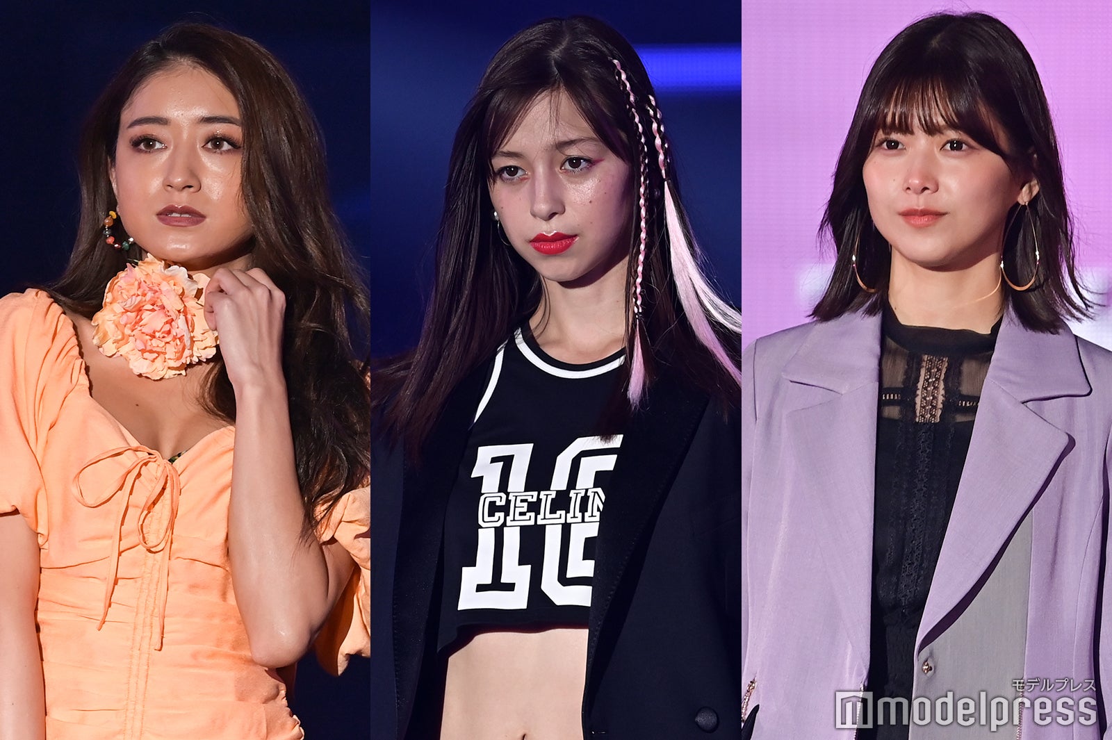 みちょぱ、中条あやみ、渡邉理佐（C）モデルプレス