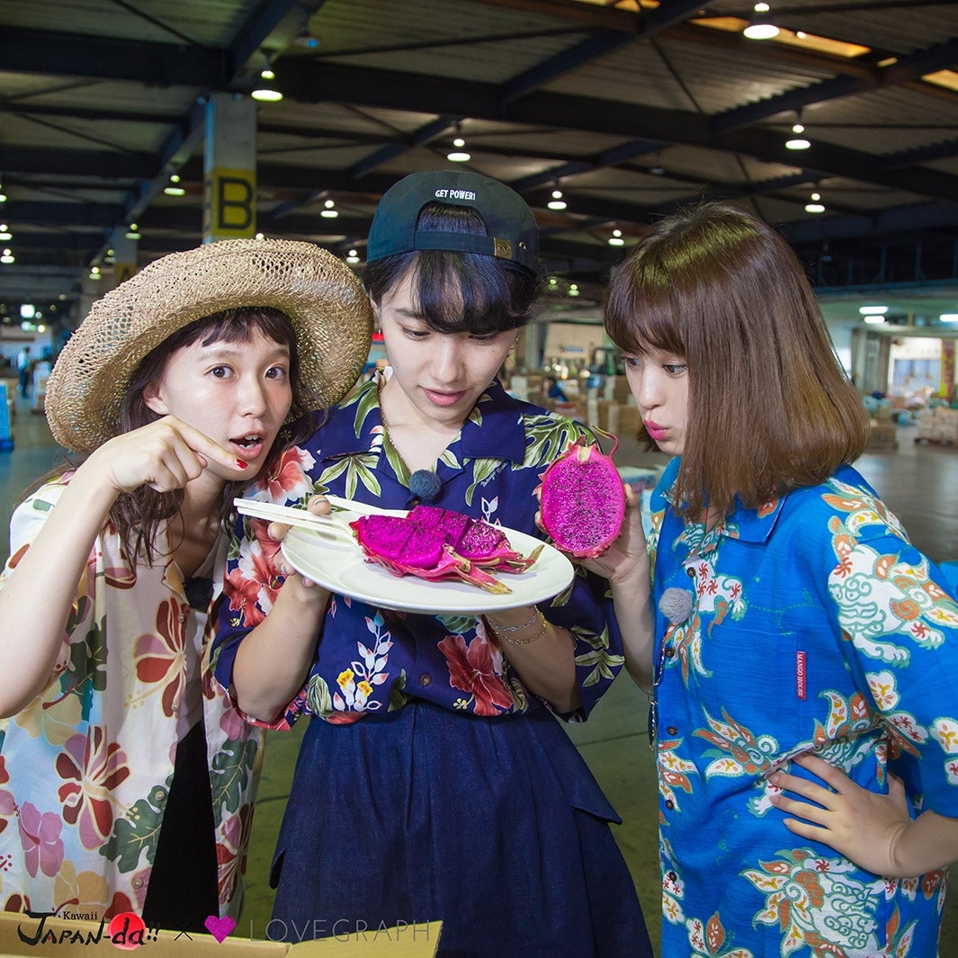 沖縄ならではのフルーツを試食（写真提供：MBS）