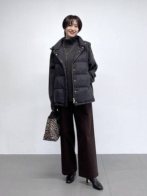 ダウンベスト コーデ ダウンベストコーデ2