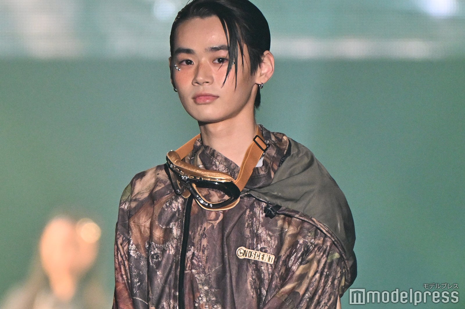 「最高の教師」で話題・のせりん、ラメ×濃い目チークが可愛い ジェンダーレスな魅力放つ【TGC 和歌山 2024】