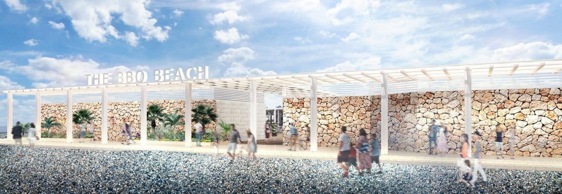 THE BBQ BEACH in TOYOSU／画像提供：デジサーフ