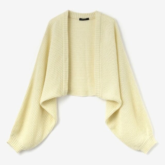 しまむら　春カーディガン　めちゃ使える　ニットボレロ