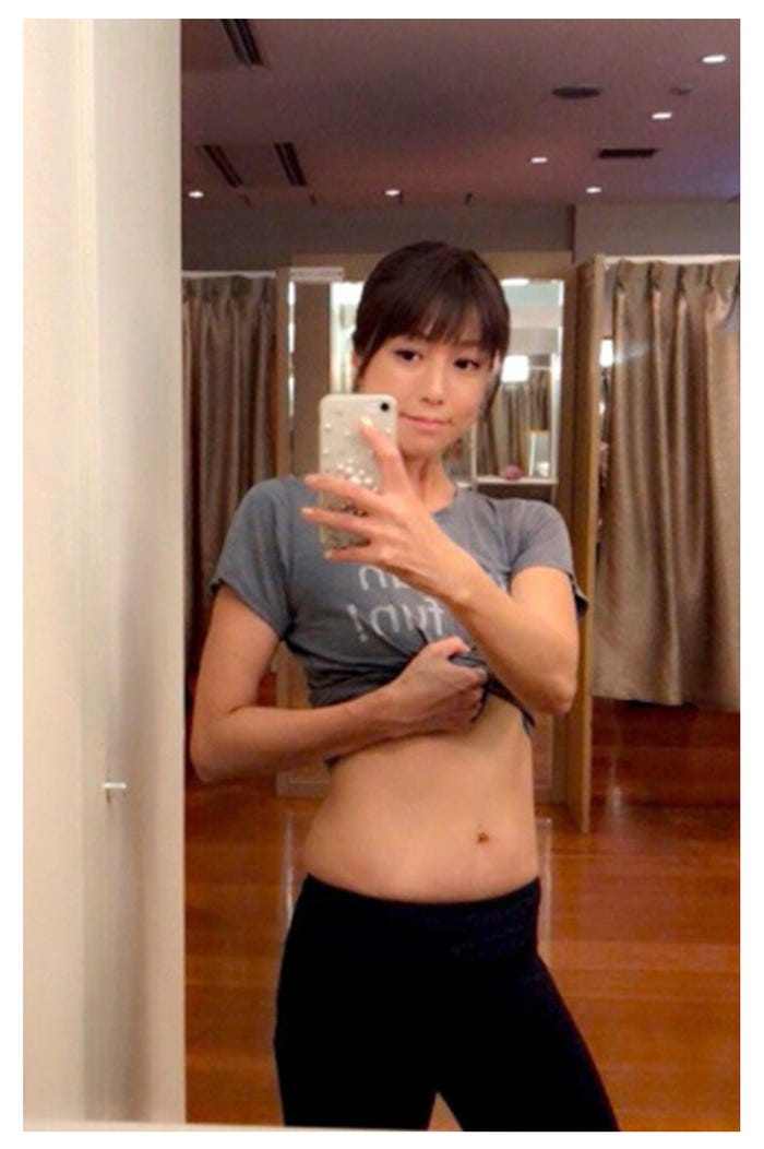 ダイエット後の写真/hitomiオフィシャルブログより