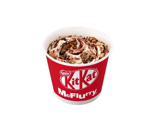 「マックフルーリー キットカット」限定復活、チョコ×サクサクウエハースのひんやりスイーツ