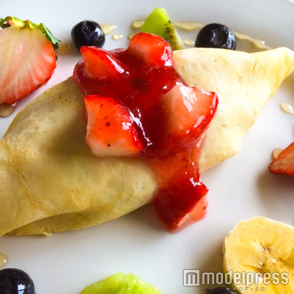 イチゴジャムをとろ～りとかけて／画像提供：柏原歩