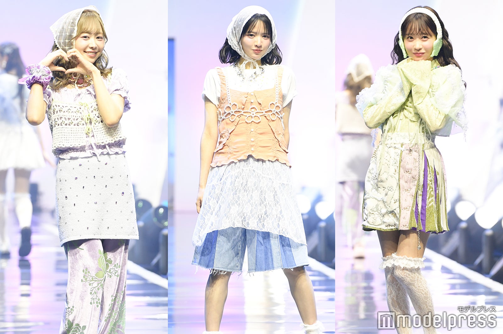 仲川瑠夏、鎮西寿々歌、櫻井優衣（C）モデルプレス