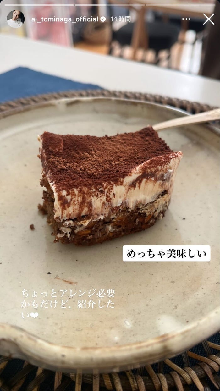 冨永愛Instagramストーリーズより