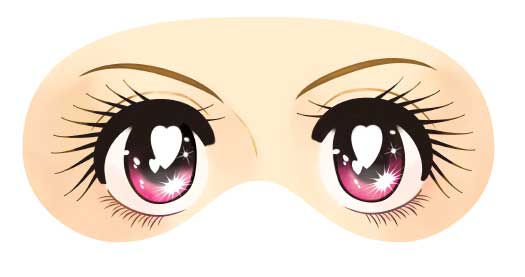 「乙女のマヨネーズ」購入者にプレゼントされる乙女なアイマスク（数量限定）