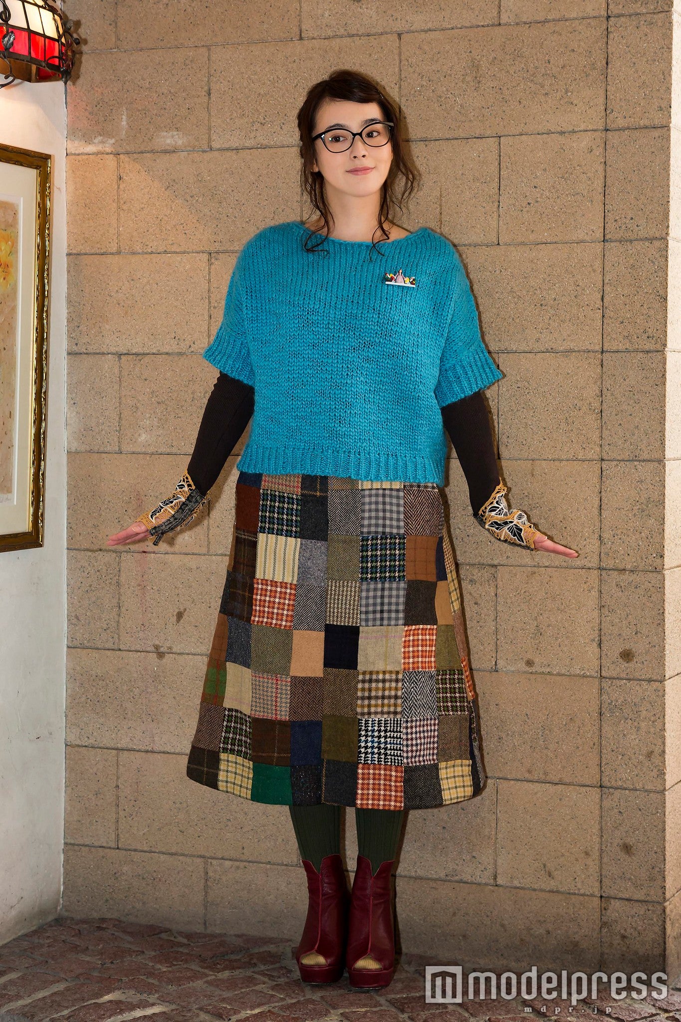 パッチワークのスカート（C）峰なゆか／ドラマ「女くどき飯 Season2」製作委員会・MBS