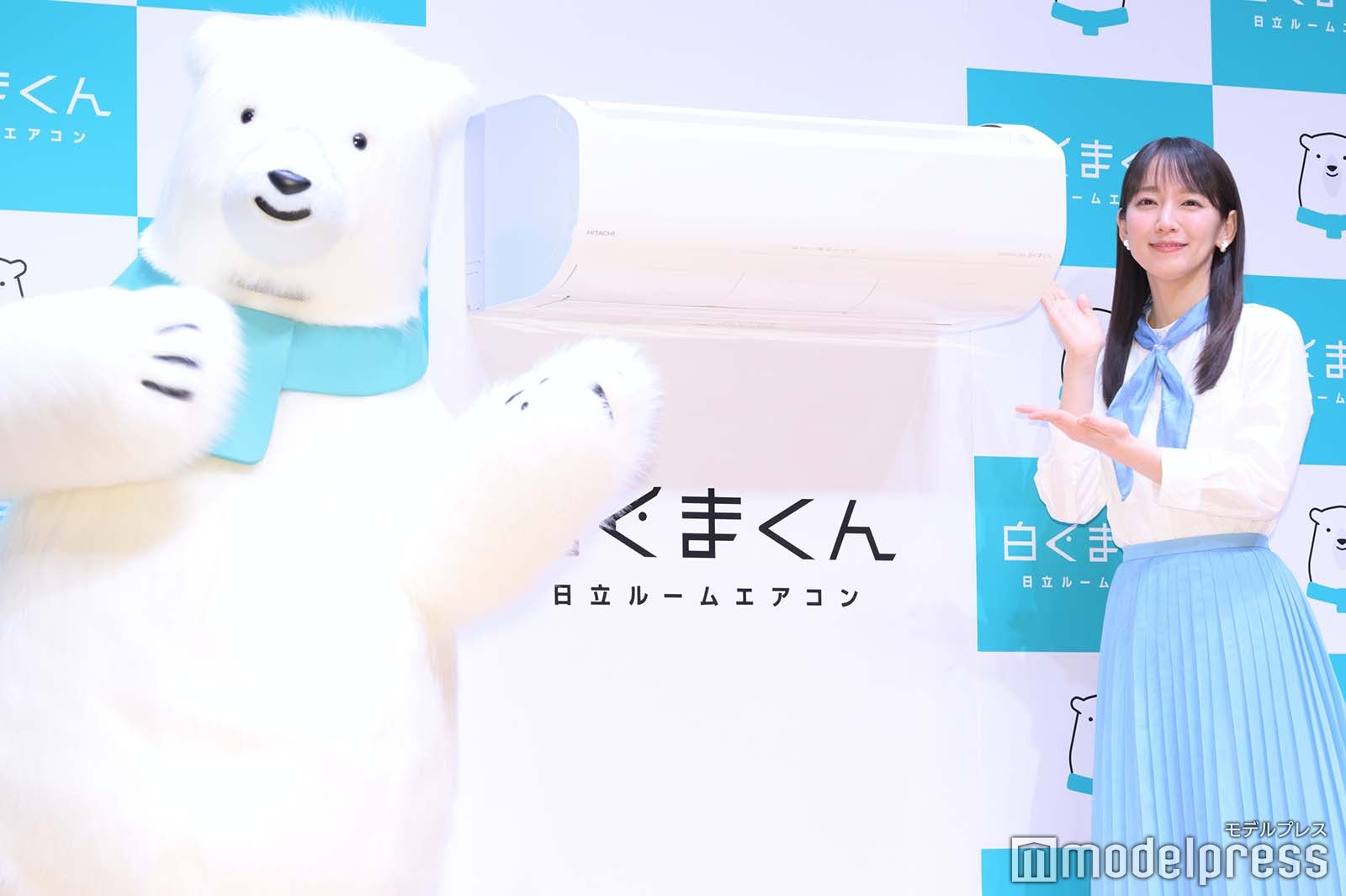 白くまくん、吉岡里帆（C）モデルプレス