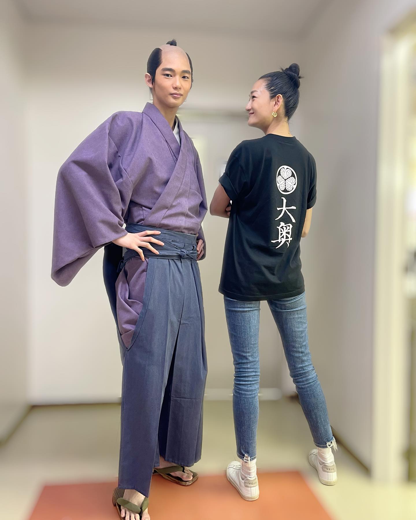 冨永章胤、冨永愛／冨永愛公式Instagramより