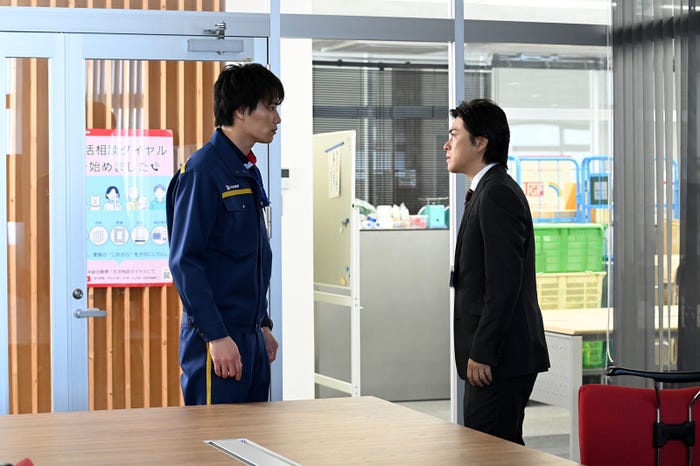 鈴木伸之、勝地涼/「忍者に結婚は難しい」第8話(C)フジテレビ