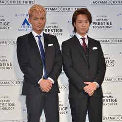 （左から）EXILE・SHOKICHI、TAKAHIRO