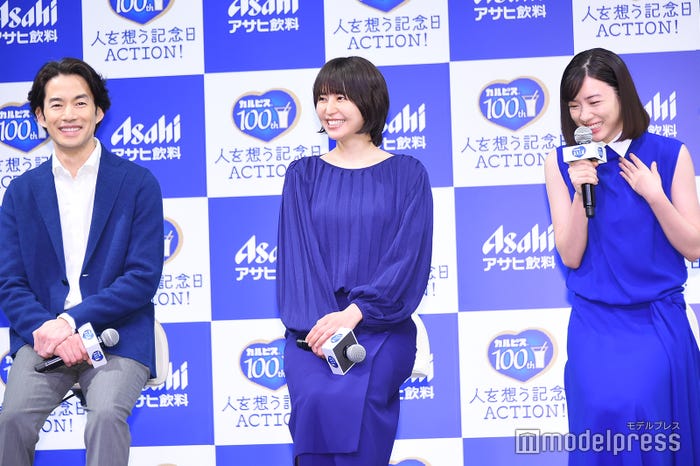 (左から)竹野内豊、長澤まさみ、永野芽郁(C)モデルプレス