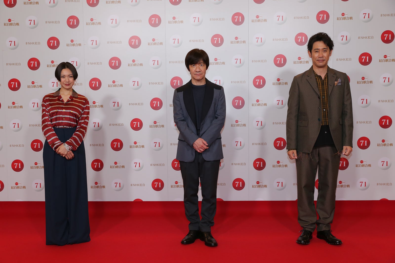 「第71回 NHK紅白歌合戦」リハ2日目 氷川きよしら登場　内村光良・二階堂ふみ・大泉洋も意気込み語る【写真特集】