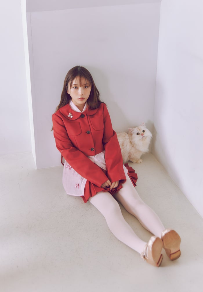 乃木坂46与田祐希、愛猫“大福”と雑誌で初2ショット「子供の七五三気分でした（笑）」