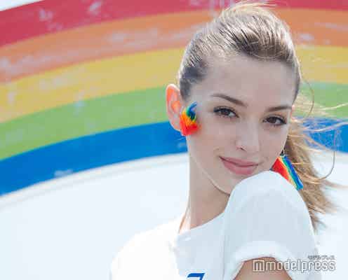 インスタ110万フォロワーの美女セリーヌ・ファラッチ来日 絶景フォトスポットに釘付け