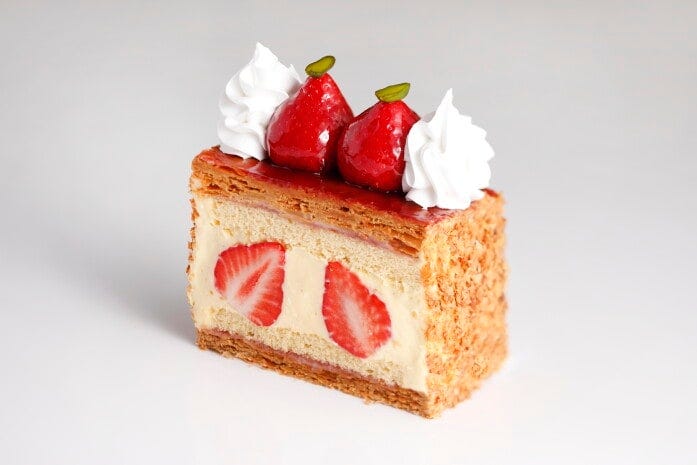 『パティスリーSATSUKI』あまおうナポレオンパイ