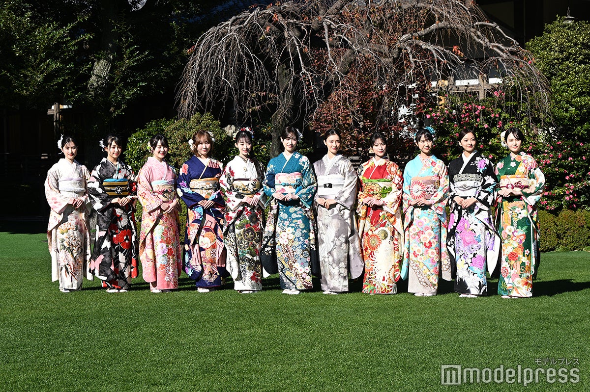 井頭愛海、ギュナイ滝美、本田紗来、本田望結、井本彩花、高橋ひかる、宮本茉由、玉田志織、大角ゆき、川瀬莉子、尾碕真花（C）モデルプレス