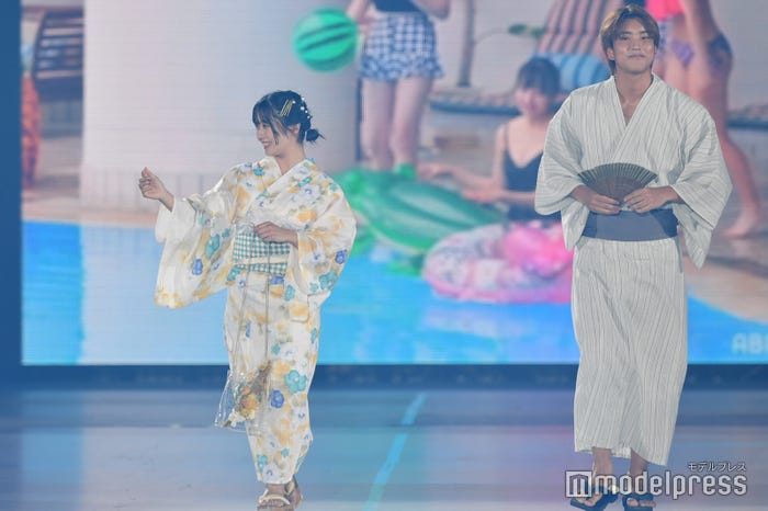 実熊瑠琉、白間太陽(C)モデルプレス