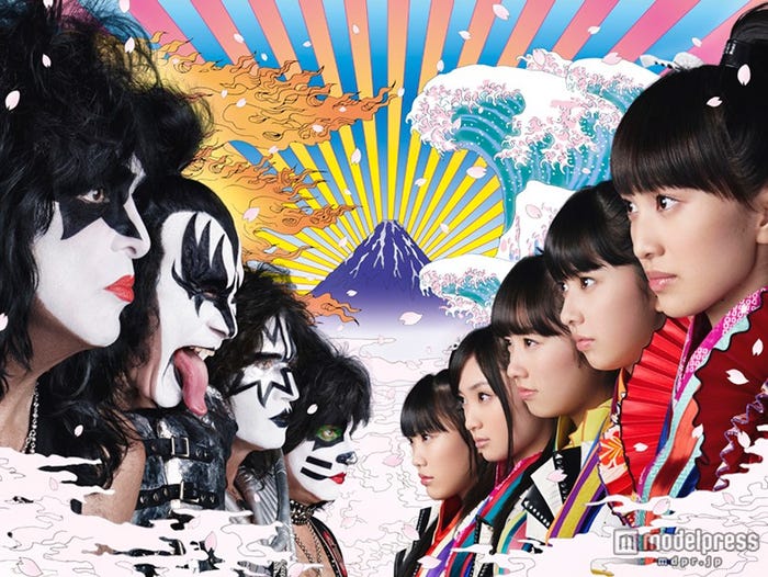 ももいろクローバーZ×KISS「夢の浮世に咲いてみな」