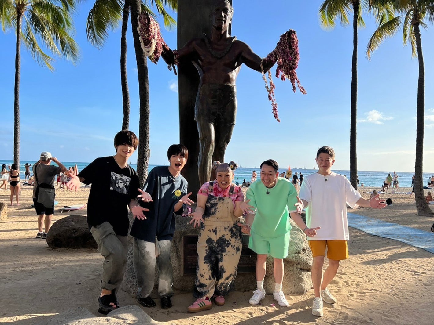 Snow Man深澤辰哉、人生初スカイダイビングでハワイの空舞う M!LK佐野勇斗提案で対決も