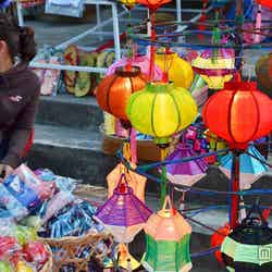 街のいたるところで“ランタン”が販売されています/ホイアン旧市街