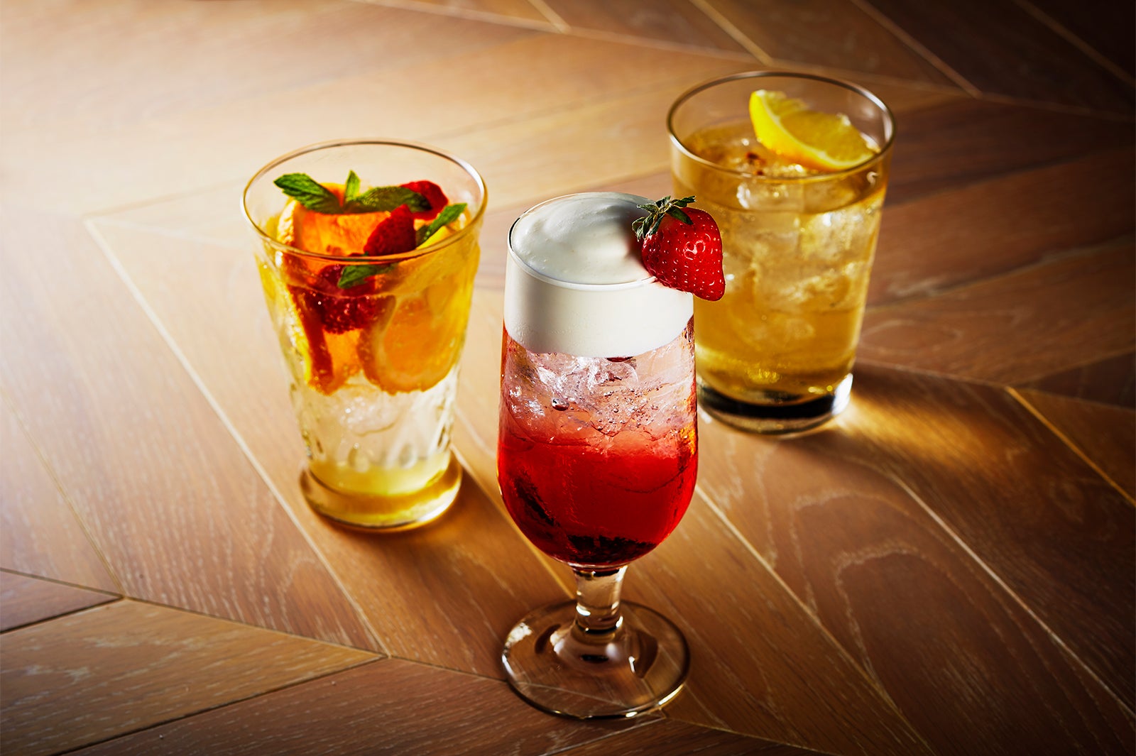 ミックスフルーツサワー、ピンクサワー、京都ハイボール（提供画像）