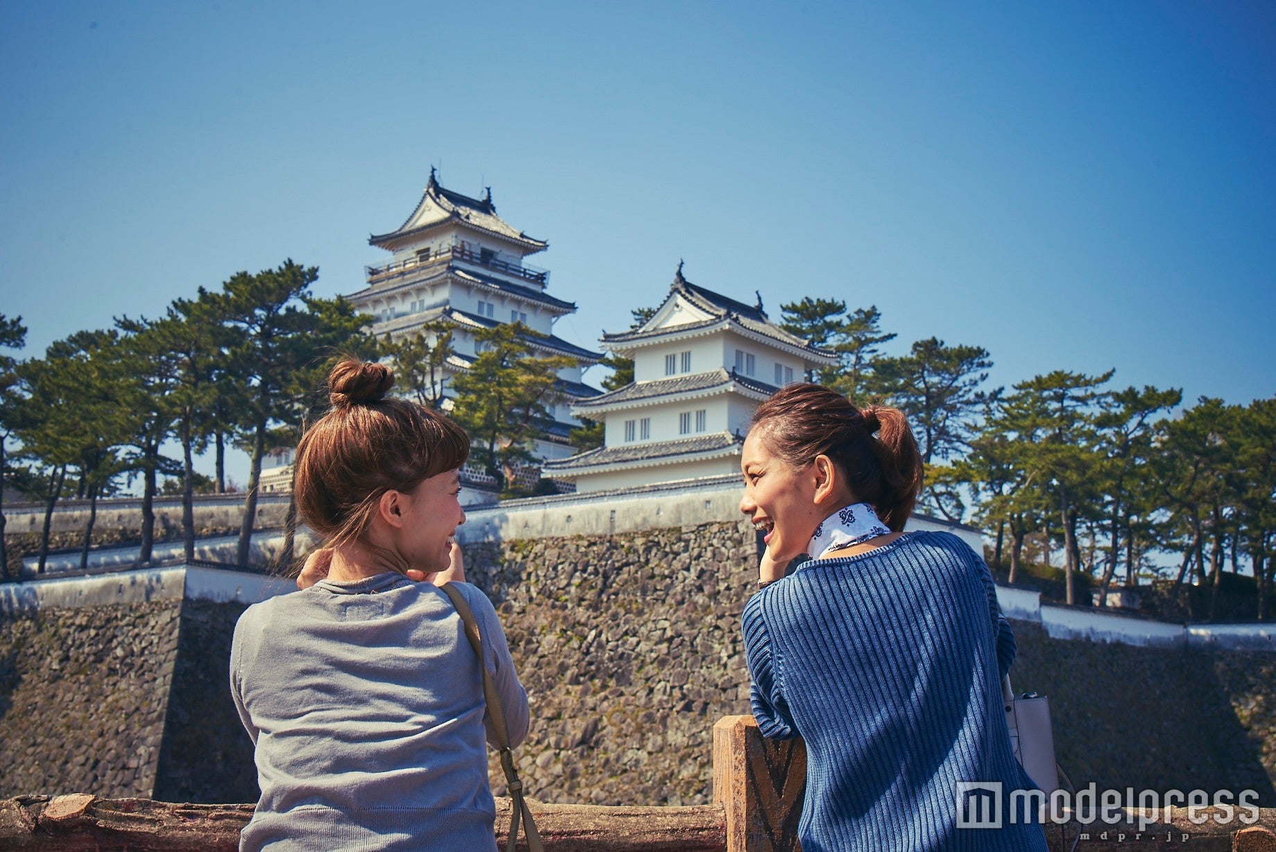 島原の観光名所「島原城」