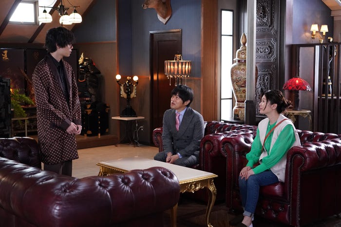 萩原利久、バカリズム、篠原涼子「イップス」第9話より(C)フジテレビ