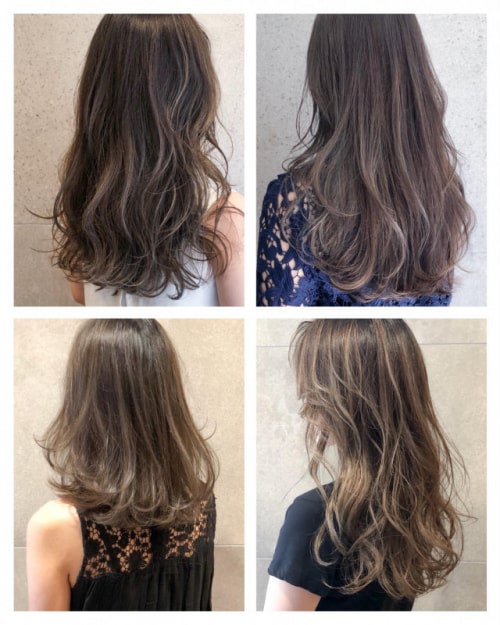 大人でも楽しめる柔らか外国人風カラー