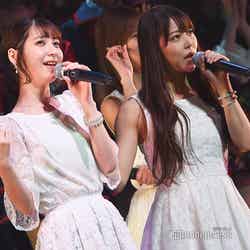 松岡菜摘、白間美瑠「AKB48グループリクエストアワー セットリストベスト100 2019」 （C）モデルプレス