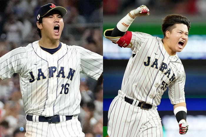 大谷翔平選手、村上宗隆選手/Photo by Getty Images