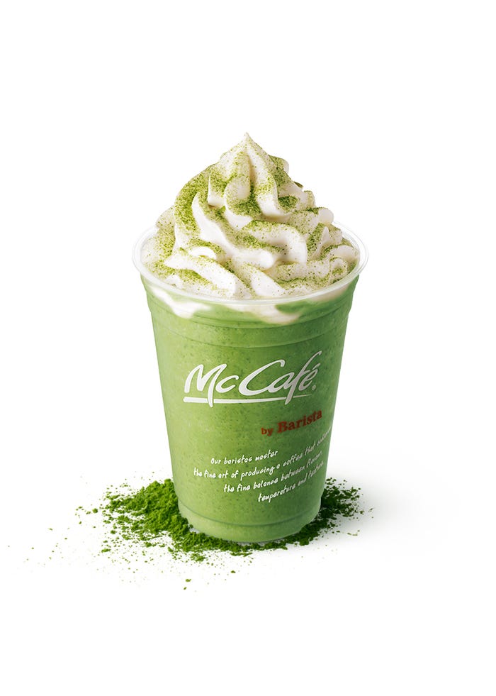 抹茶ラテフラッペ/画像提供:日本マクドナルド
