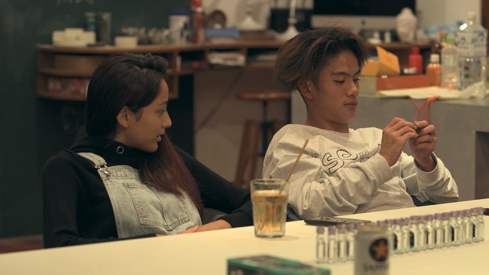 まや、海斗「TERRACE HOUSE OPENING NEW DOORS」40th WEEK（C）フジテレビ／イースト・エンタテインメント