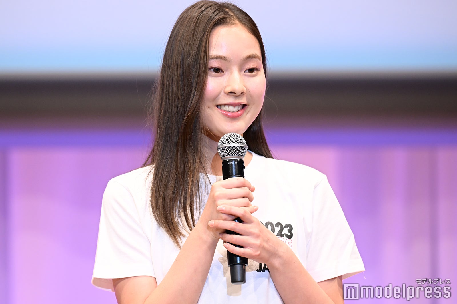 倉本美憂さん「2023ミス・ティーン・ジャパン」の様子 （C）モデルプレス