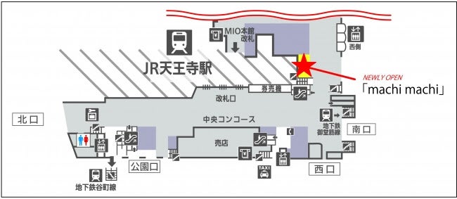 店舗マップ／画像提供：ベイクルーズ