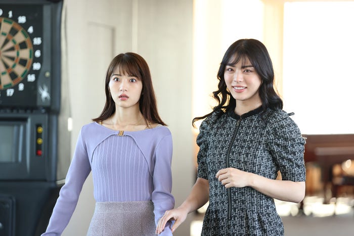 若月佑美、井手上漠「セレブ男子は手に負えません」第1話より(C)ABC・DLE