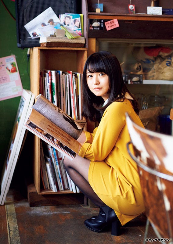 長濱ねる(C)岡本武志/ヤングマガジン