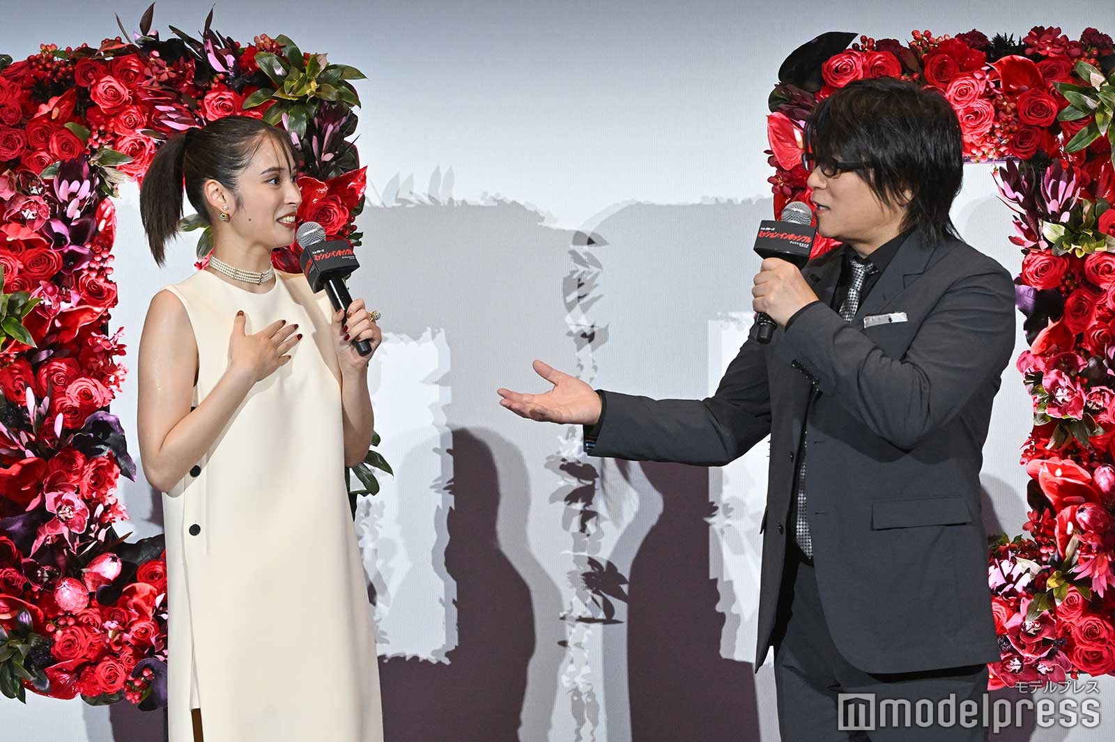 （左から）広瀬アリス、森川智之（C）モデルプレス