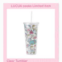 「クリアタンブラー」ルクア限定ハローキティ/1,980円(C)2026 SANRIO CO., LTD. APPROVAL NO. L664297
