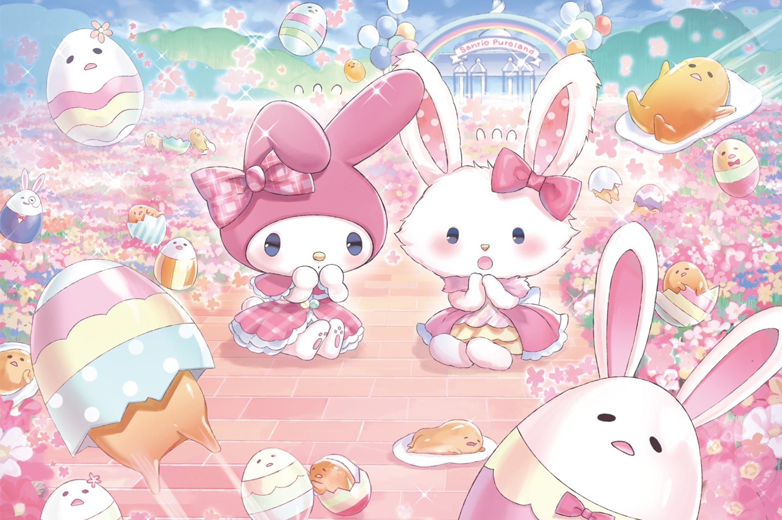 マイメロディ＆ウィッシュミーメルの謎ときエッグdeハント（C）2018 SANRIO CO., LTD.