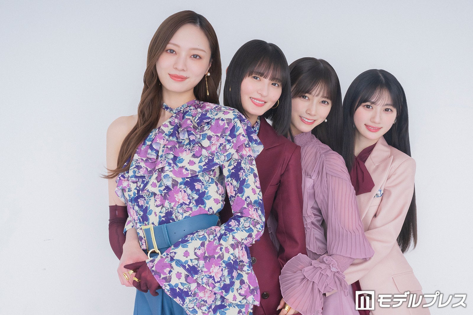 乃木坂46（左から）梅澤美波、遠藤さくら、池田瑛紗、川崎桜（C）モデルプレス