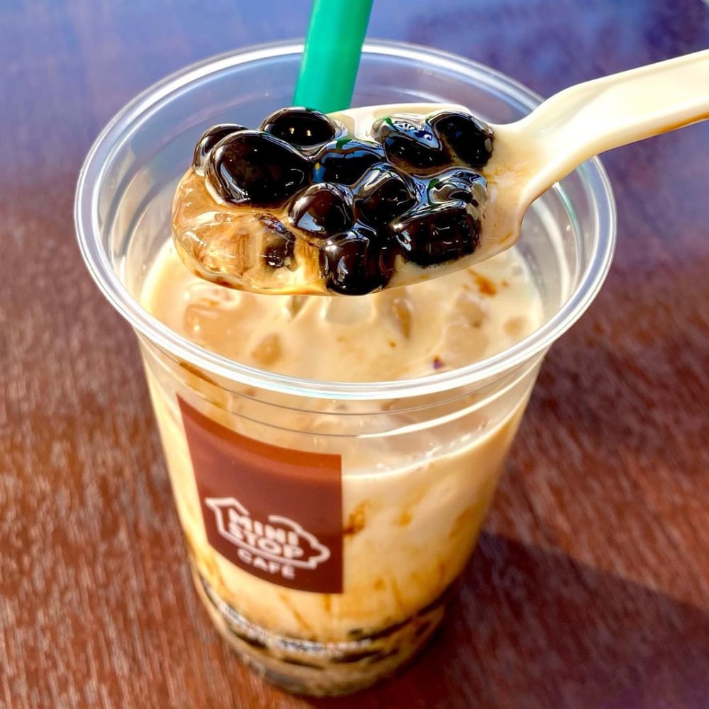 ミニストップ「タピオカ黒糖ミルク」