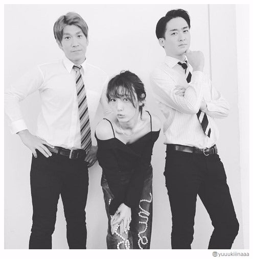 木下優樹菜withB “華の87年”なイケメン＆美女3ショットが画になってる