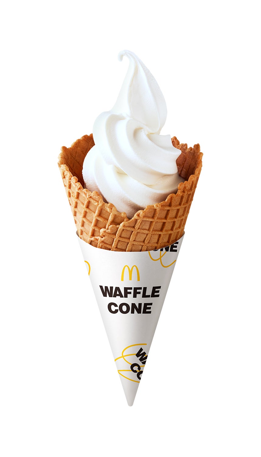ワッフルコーン プレーン／画像提供：日本マクドナルド