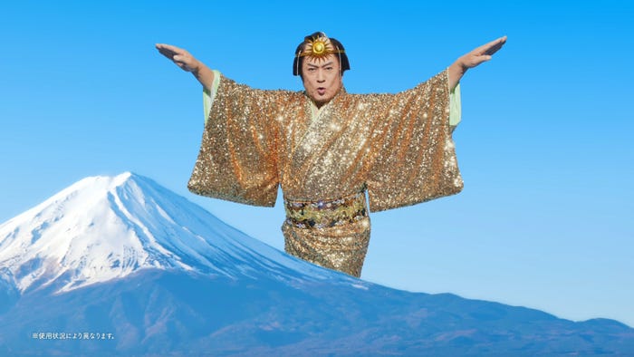 松平健/新TVCM「ボールド 洗濯大名 太陽のジェルボール篇」より(提供写真)