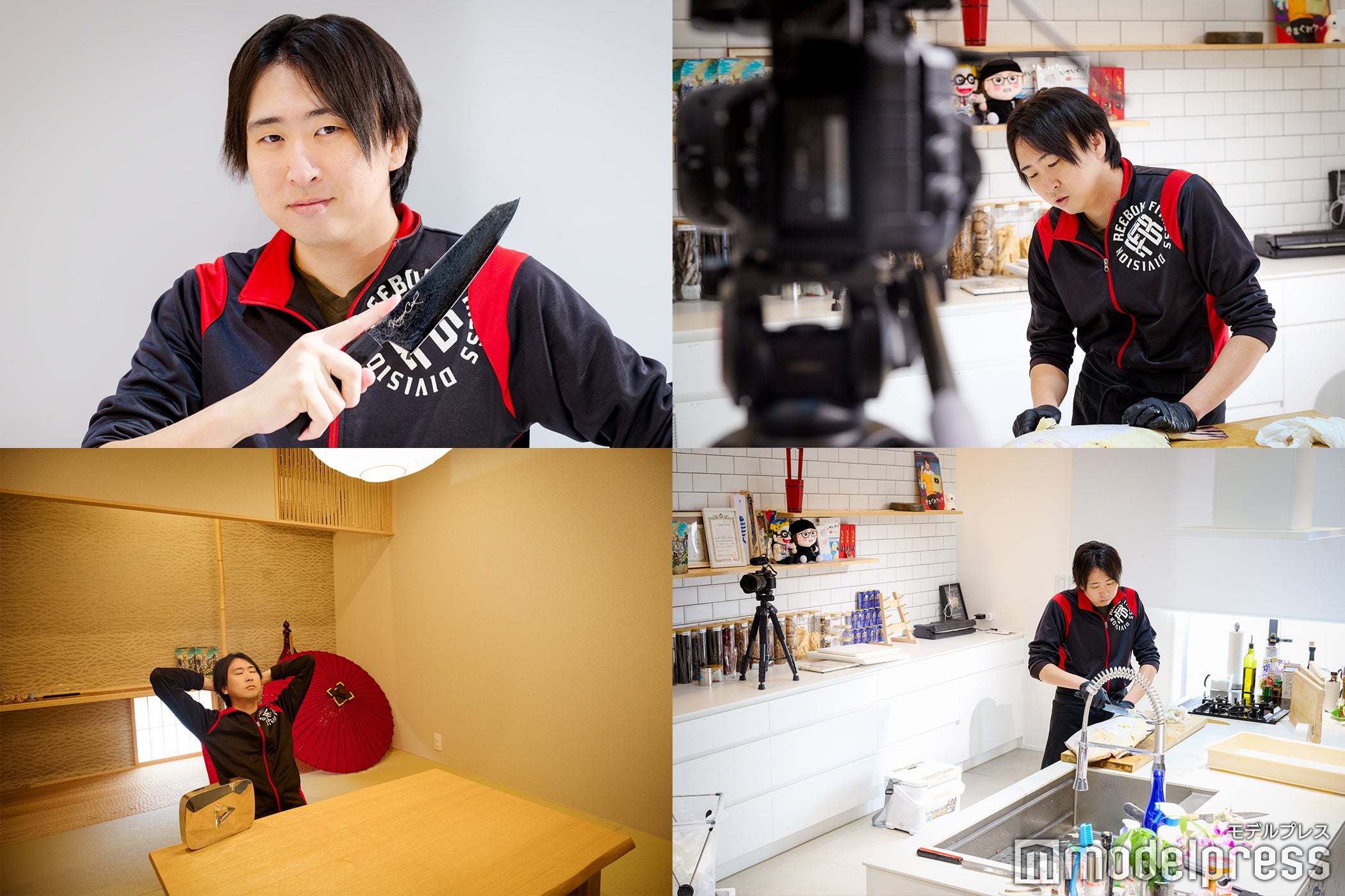 きまぐれクックの“1億越え”スタジオに潜入！自慢の包丁で巨大魚を捌いていく（C）モデルプレス