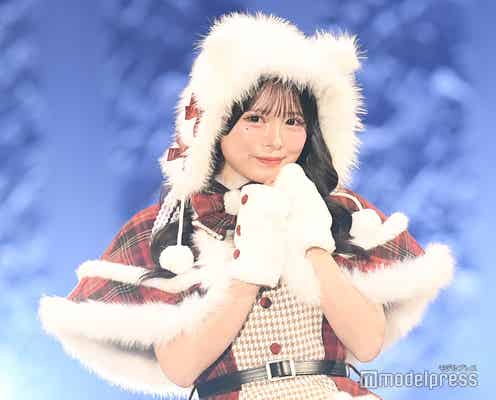 iLiFE!心花りり、耳付き帽子×サンタ風ミニワンピで観客魅了 投げキスにキュン【サツコレ2025A/W】