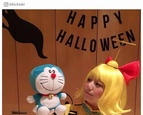 AAA伊藤千晃、お茶目なドラミに変身「こだわりがすごい」「こんな可愛いドラミちゃん他にいない」の声